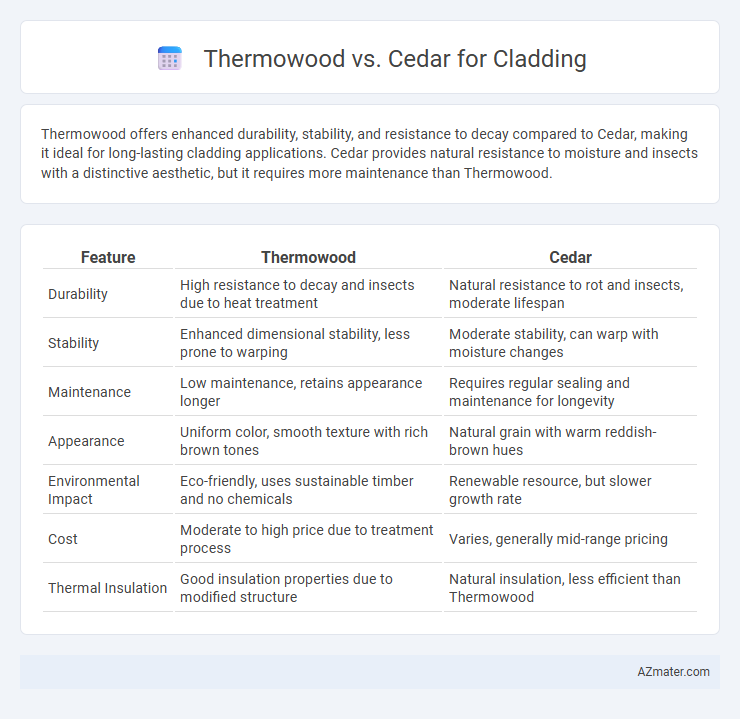 Thermowood vs. Cedar for Cladding - What is The Difference?