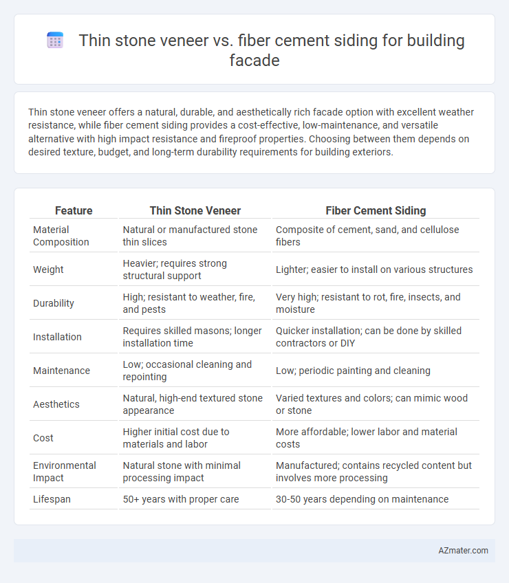 Thin stone veneer vs. fiber cement siding for building facade - What is The Difference?