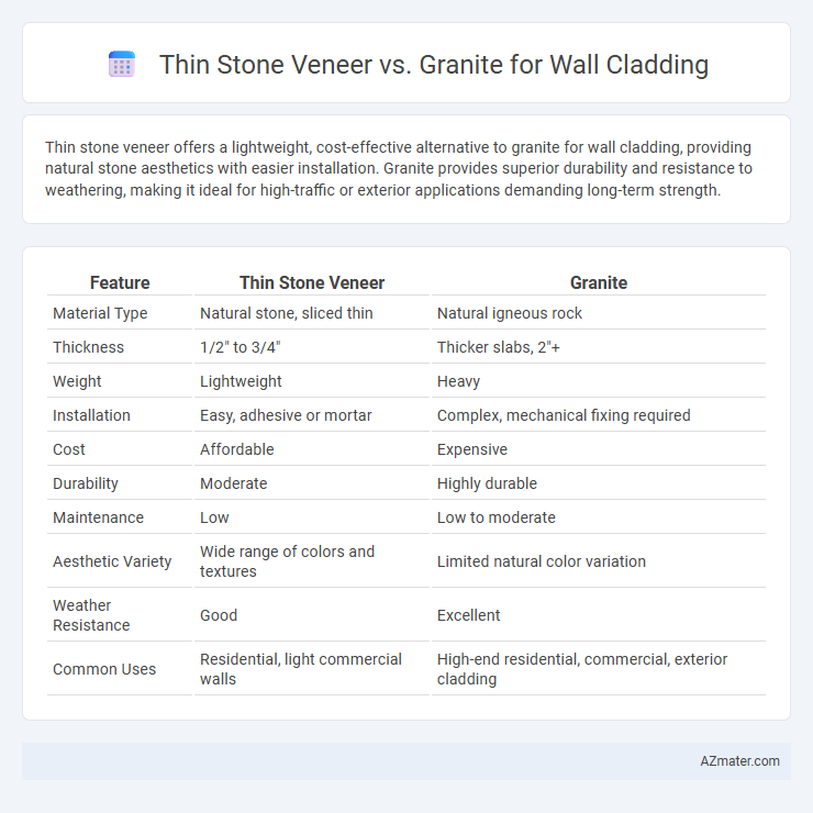 Thin Stone Veneer vs. Granite for Wall Cladding - What is The Difference?