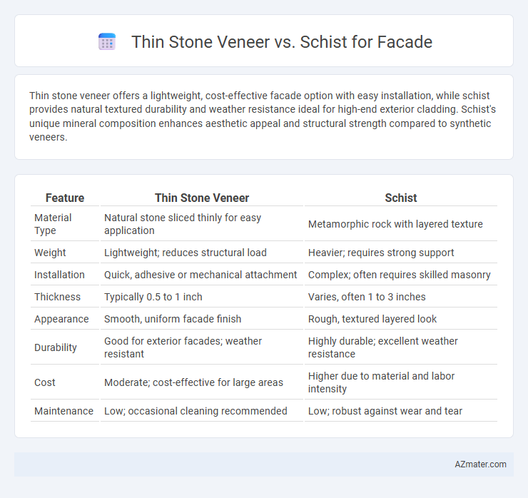 Thin Stone Veneer vs. Schist for Facade - What is The Difference?