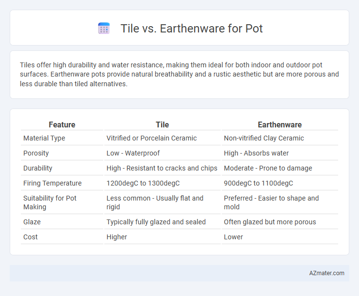 Tile vs. Earthenware for Pot - What is The Difference?