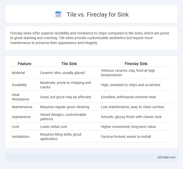 Tile vs. Fireclay for Sink - What is The Difference?