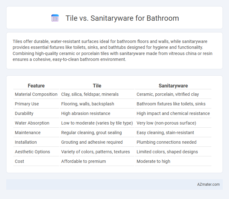Tile vs. Sanitaryware for Bathroom - What is The Difference?