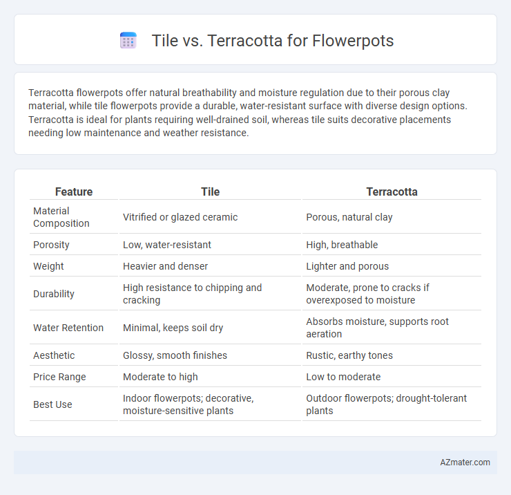 Tile vs. Terracotta for Flowerpots - What is The Difference?