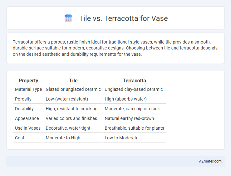 Tile vs. Terracotta for Vase - What is The Difference?