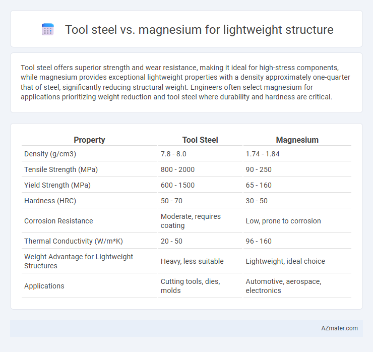 Tool steel vs. magnesium for lightweight structure - What is The Difference?