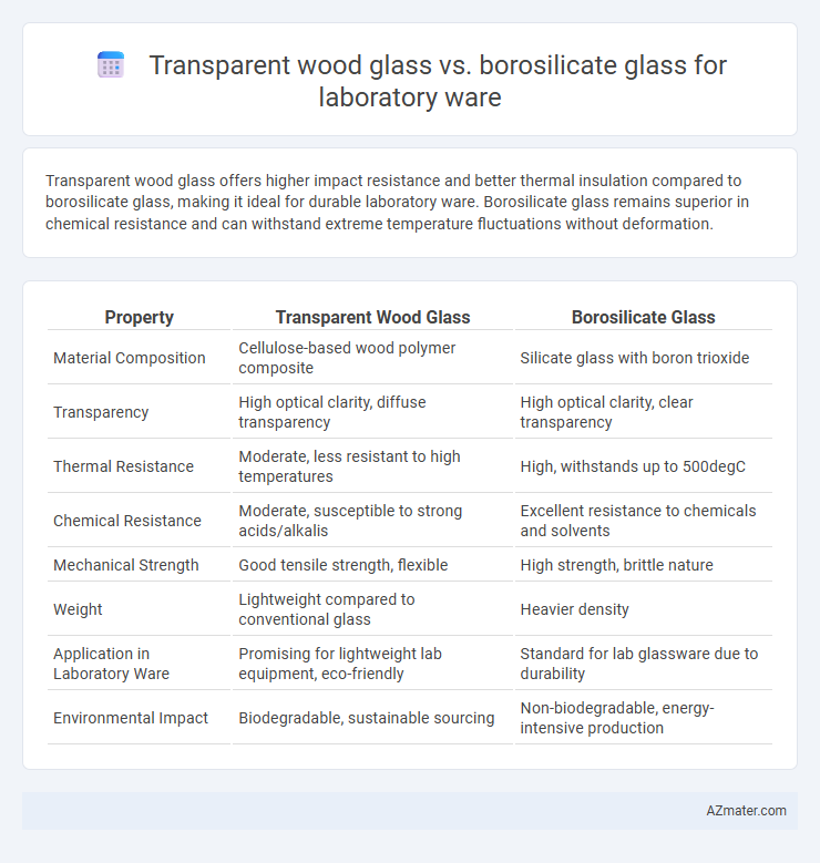 Transparent wood glass vs. borosilicate glass for laboratory ware - What is The Difference?