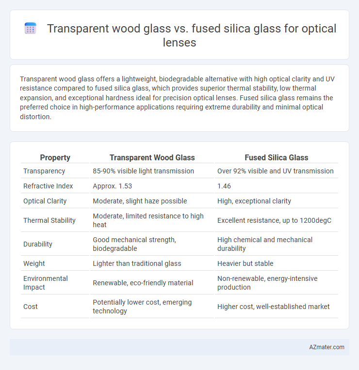 Transparent wood glass vs. fused silica glass for optical lenses - What is The Difference?