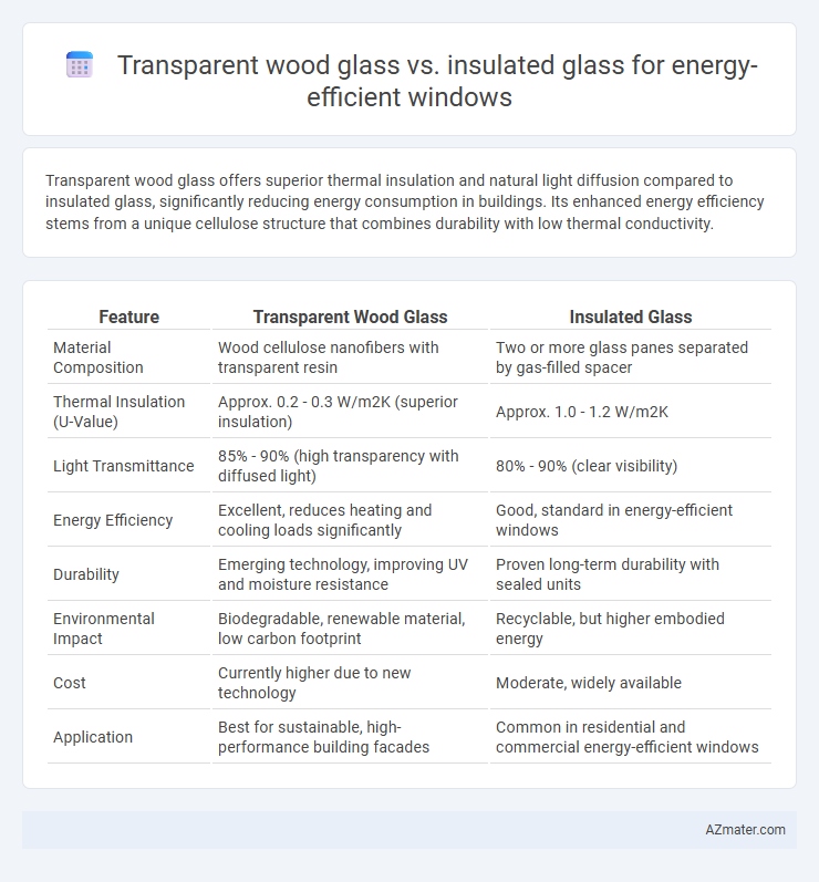 Transparent wood glass vs. insulated glass for energy-efficient windows - What is The Difference?