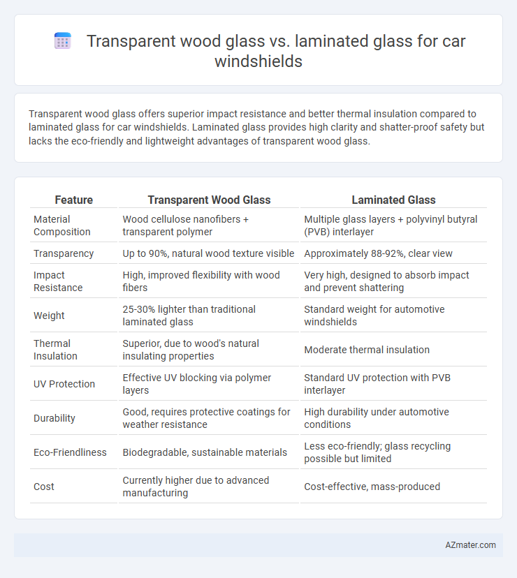 Transparent wood glass vs. laminated glass for car windshields - What is The Difference?