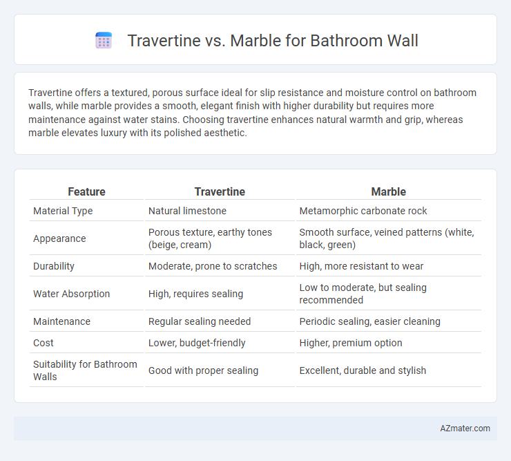 Travertine vs. Marble for Bathroom Wall - What is The Difference?