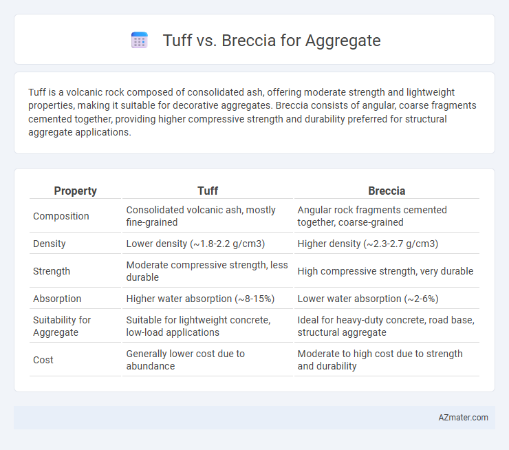 Tuff vs. Breccia for Aggregate - What is The Difference?