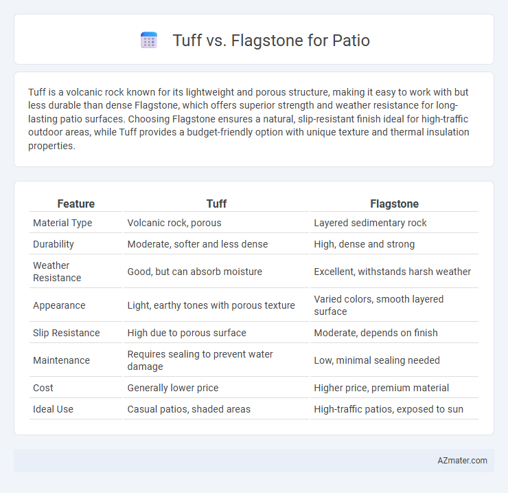 Tuff vs. Flagstone for Patio - What is The Difference?