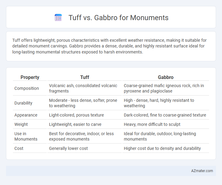 Tuff vs. Gabbro for Monuments - What is The Difference?