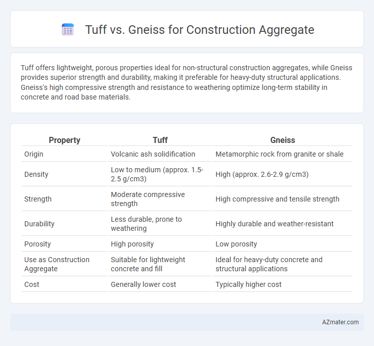 Tuff vs. Gneiss for Construction Aggregate - What is The Difference?
