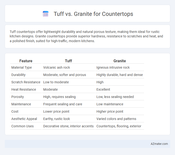 Tuff vs. Granite for Countertops - What is The Difference?