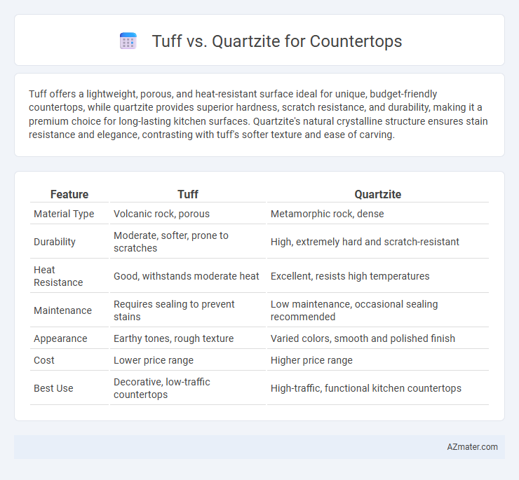 Tuff vs. Quartzite for Countertops - What is The Difference?