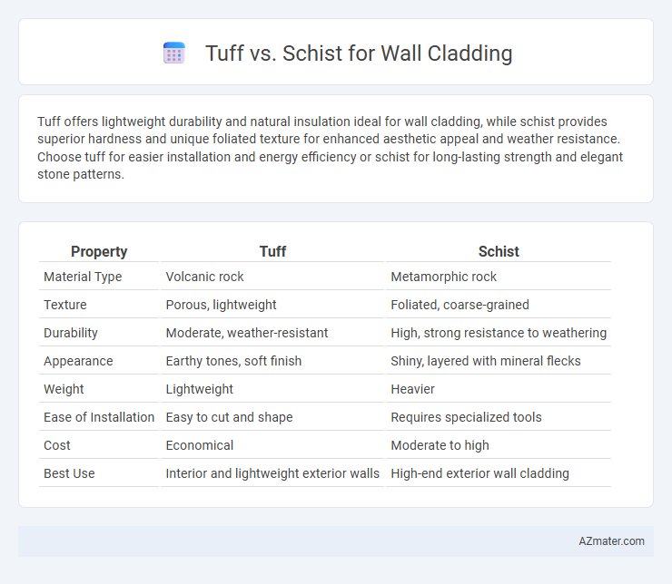 Tuff vs. Schist for Wall Cladding - What is The Difference?