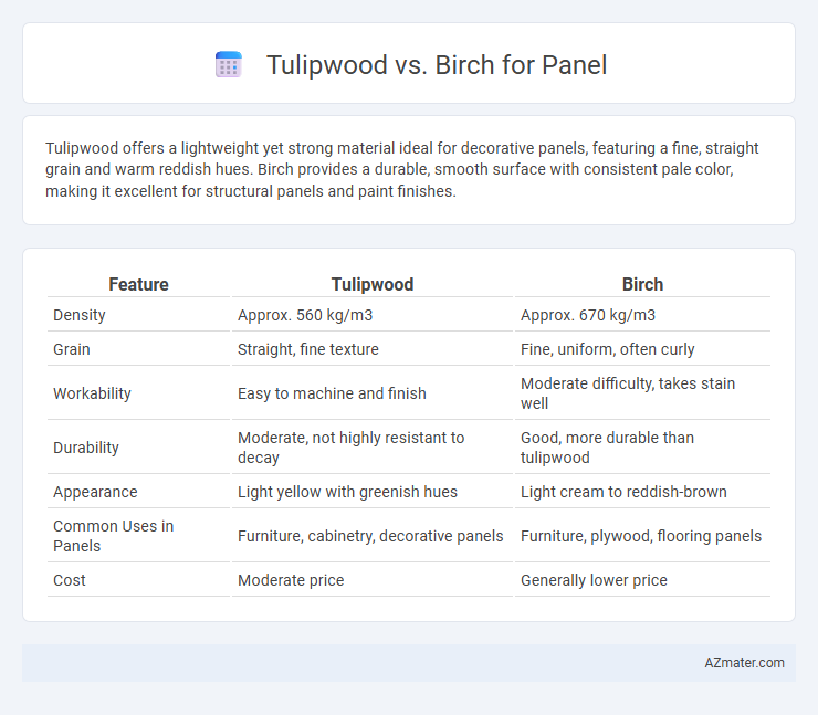 Tulipwood vs. Birch for Panel - What is The Difference?