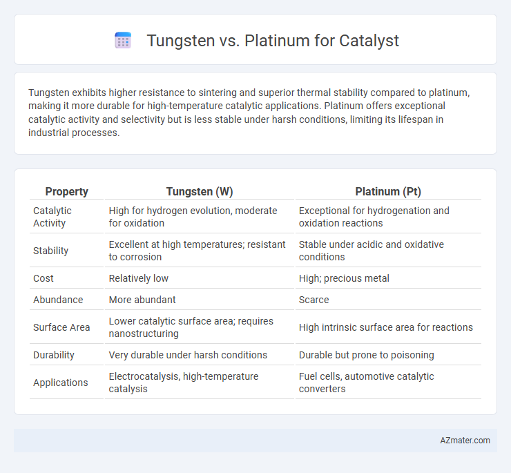 Tungsten vs. Platinum for Catalyst - What is The Difference?