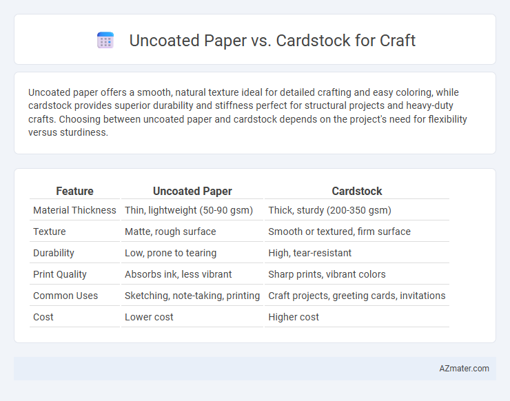Uncoated Paper vs. Cardstock for Craft - What is The Difference?