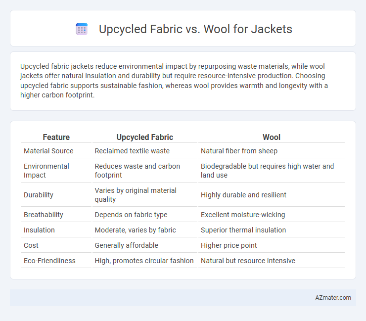 Upcycled Fabric vs. Wool for Jackets - What is The Difference?
