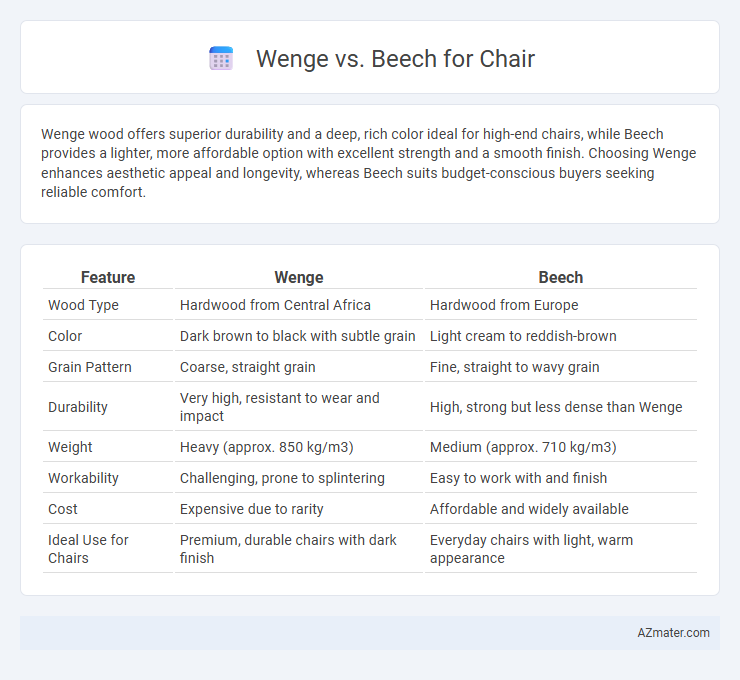 Wenge vs. Beech for Chair - What is The Difference?