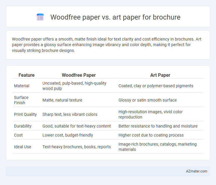 Woodfree paper vs. art paper for brochure - What is The Difference?