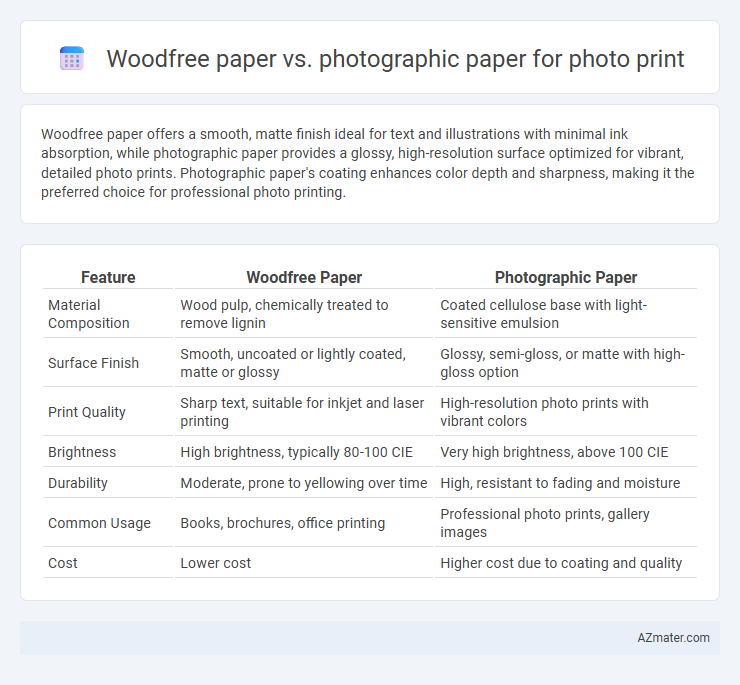 Woodfree paper vs. photographic paper for photo print - What is The Difference?