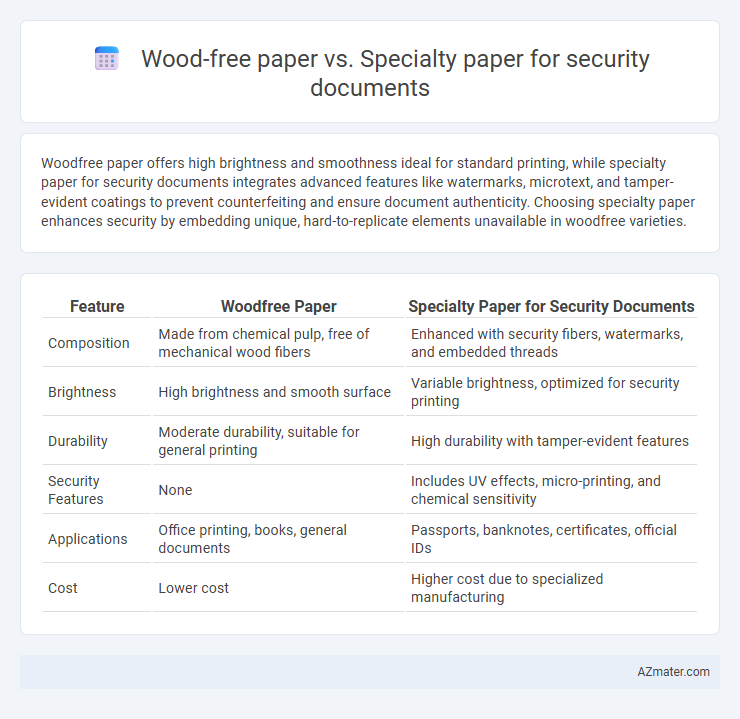 Wood-free paper vs. Specialty paper for security documents - What is The Difference?
