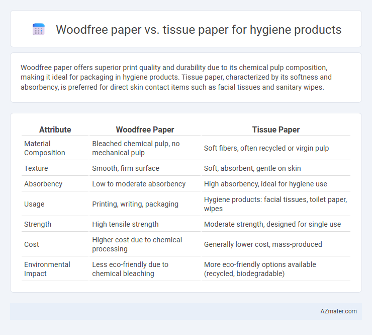 Woodfree paper vs. tissue paper for hygiene products - What is The Difference?