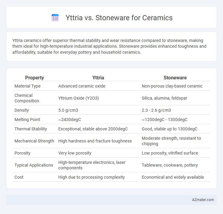 Yttria vs. Stoneware for Ceramics - What is The Difference?