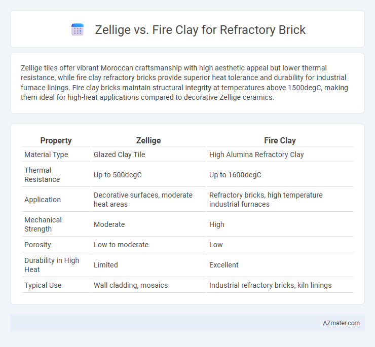 Zellige vs. Fire Clay for Refractory Brick - What is The Difference?