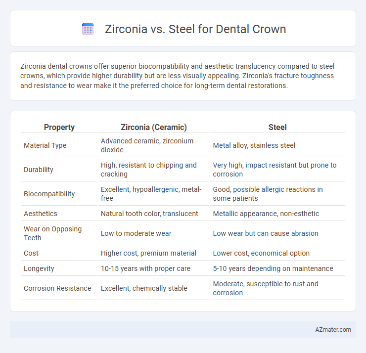 Zirconia vs. Steel for Dental Crown - What is The Difference?